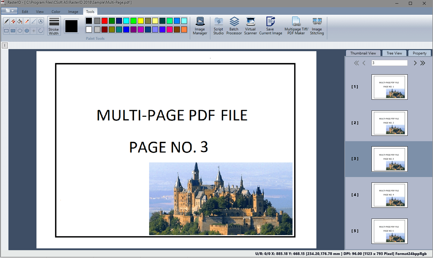 Multi-Page image maker in PDF & TIFF 